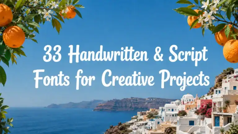 33+ Fonts for Branding, Holidays & Creative Projects