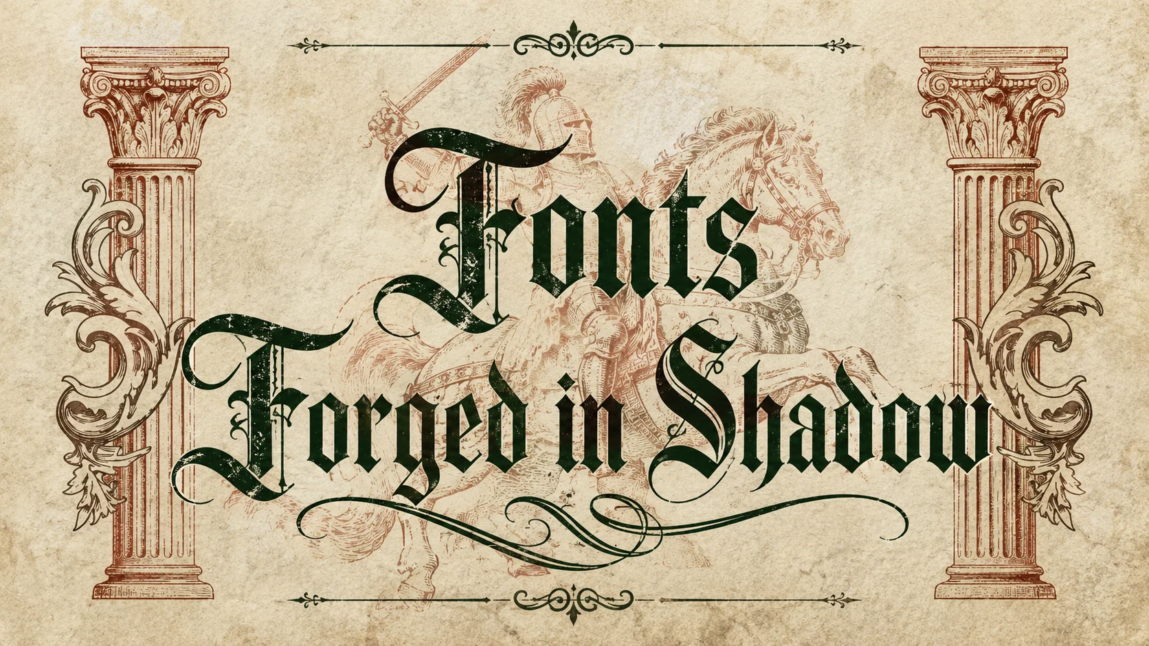 Fonts Forged in Shadow