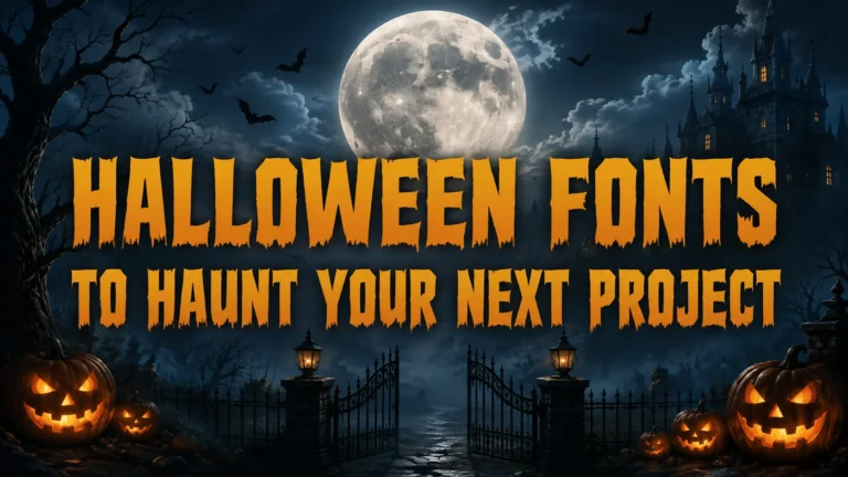 Halloween Fonts to Haunt Your Next Project
