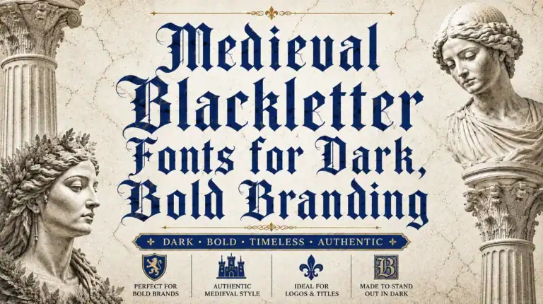 Medieval Blackletter Fonts for Dark