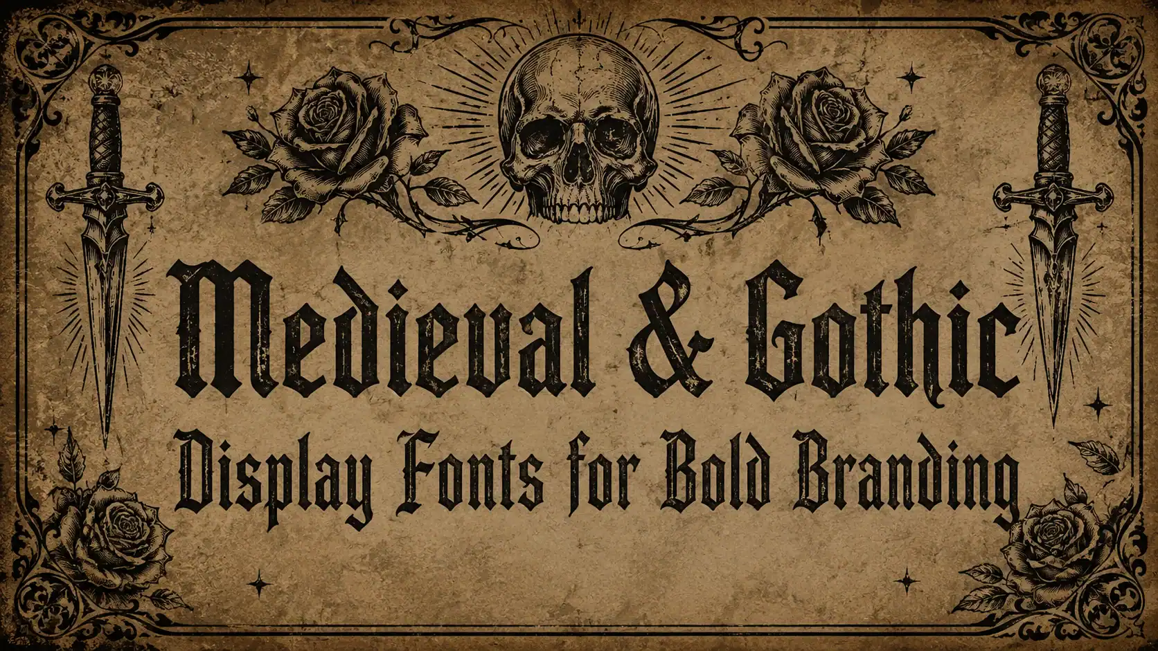 Medieval & Gothic Display Fonts for Bold Branding