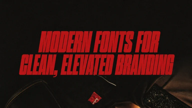 Modern Fonts for Clean, Elevated Branding