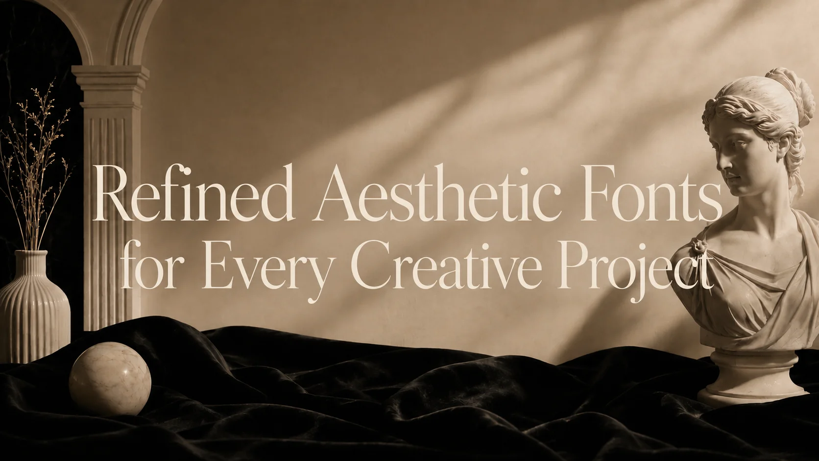 Refined Aesthetic Fonts for Every Creative Project