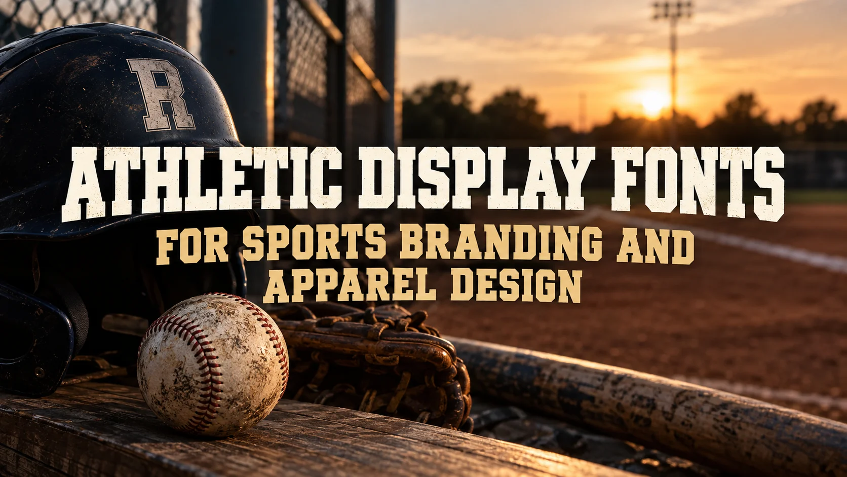 Athletic Display Fonts for Sports Branding and Apparel Design