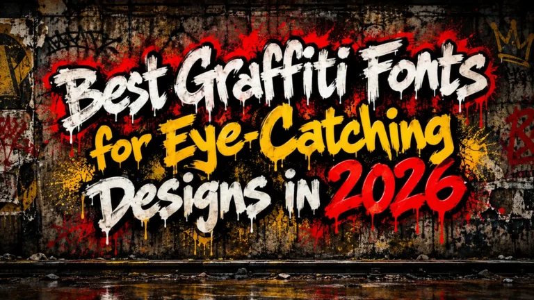 Best Graffiti Fonts for Eye-Catching Designs in 2026