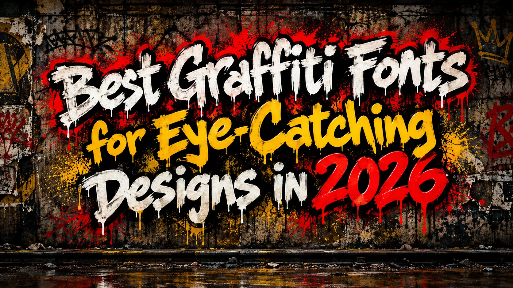 Best Graffiti Fonts for Eye-Catching Designs in 2026