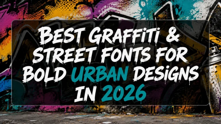 Best Graffiti & Street Fonts for Bold Urban Designs in 2026