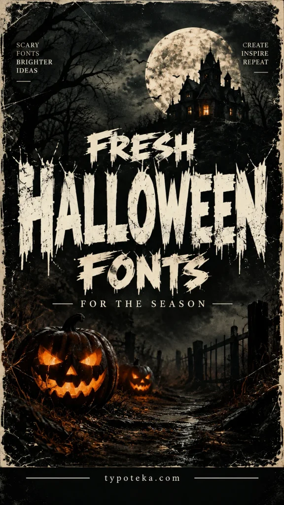 Halloween Fonts for Spooky Designs