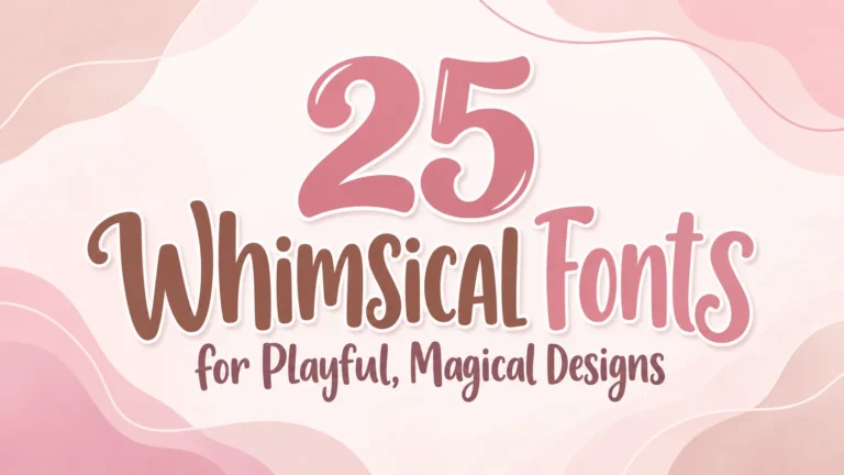 Whimsical Fonts for Playful, Magical Designs